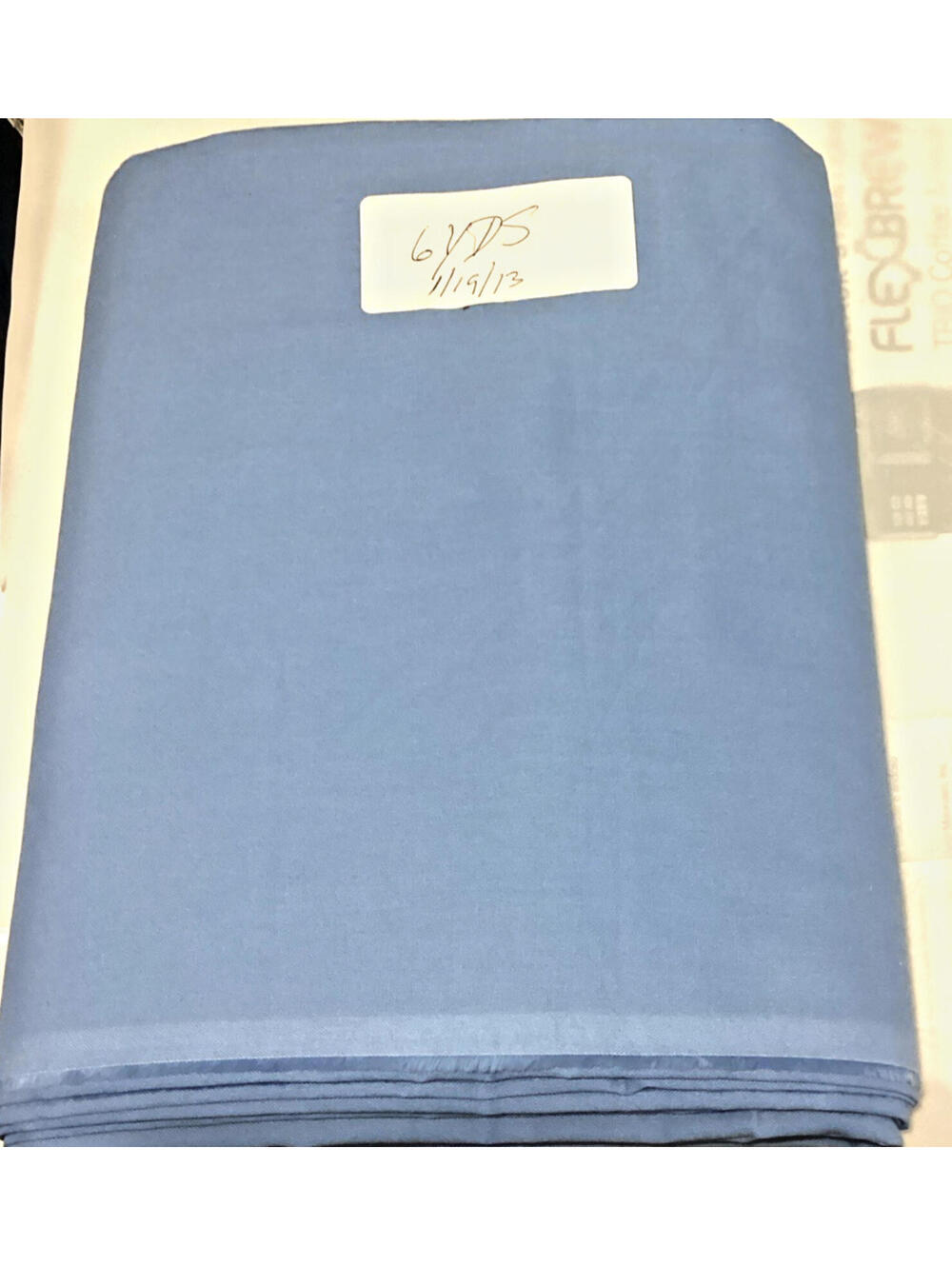6 Yds Solid Light Blue Fabric MDG USA